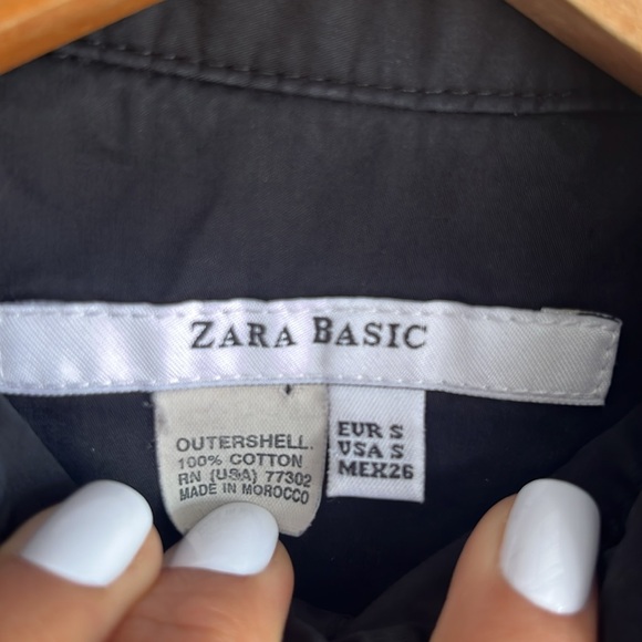 Zara Puff Sleeve‎ Dress Women’s Small Black - Picture 2 of 6